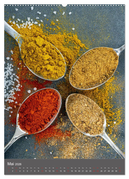 Gewürze der Sinne (CALVENDO Premium Wandkalender 2026)