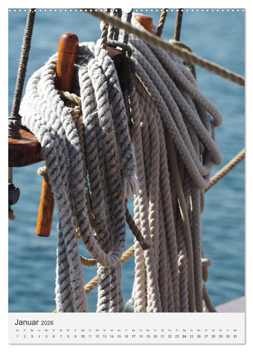 Nostalgische Segler-Details (CALVENDO Wandkalender 2026)