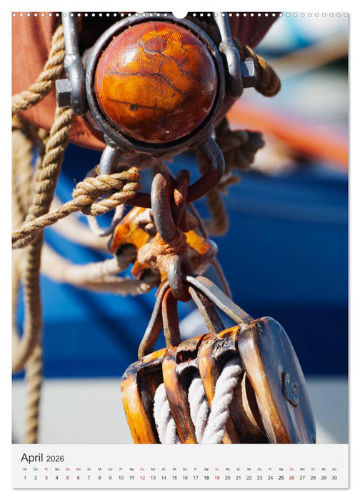 Nostalgische Segler-Details (CALVENDO Wandkalender 2026)