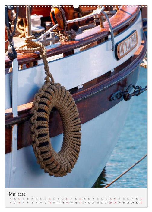 Nostalgische Segler-Details (CALVENDO Wandkalender 2026)