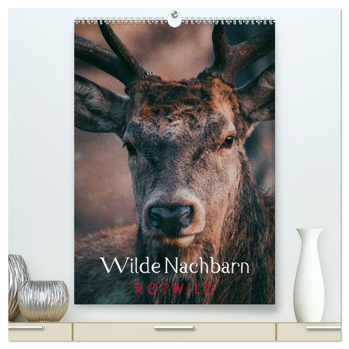 Wilde Nachbarn: Rotwild (CALVENDO Premium Wandkalender 2026)