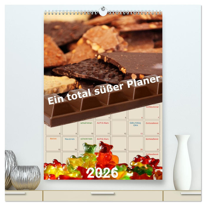 Ein total süßer Planer (CALVENDO Premium Wandkalender 2026)