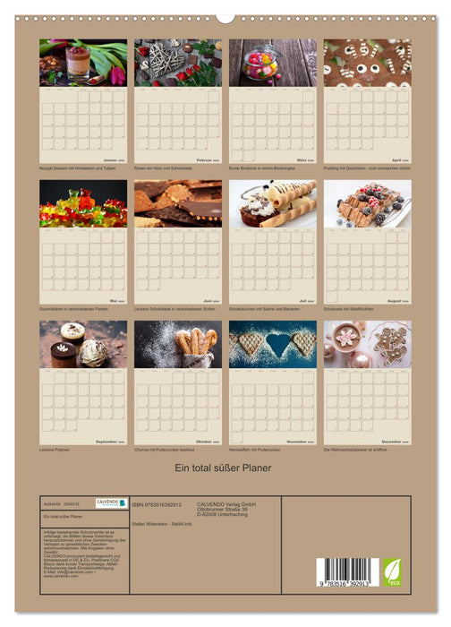 Ein total süßer Planer (CALVENDO Premium Wandkalender 2026)