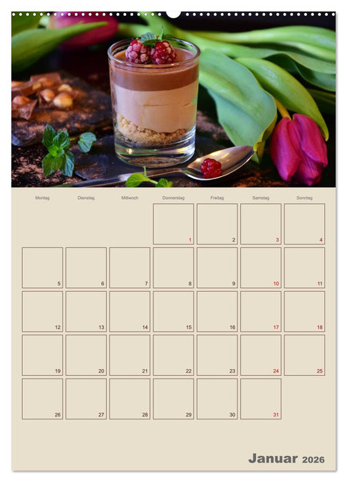 Ein total süßer Planer (CALVENDO Premium Wandkalender 2026)