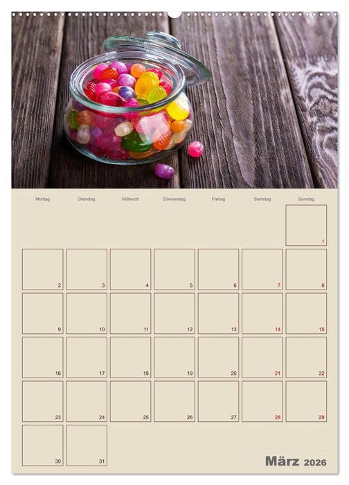 Ein total süßer Planer (CALVENDO Premium Wandkalender 2026)