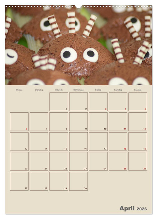 Ein total süßer Planer (CALVENDO Premium Wandkalender 2026)