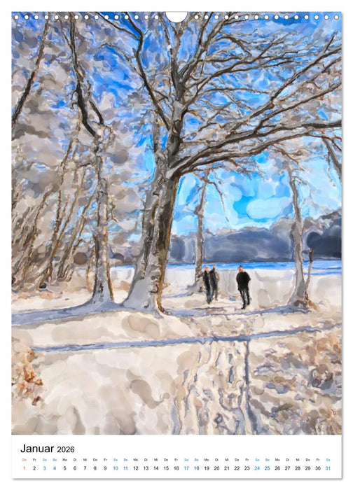 Rathenow - Illustrationen der Havel-Stadt (CALVENDO Wandkalender 2026)