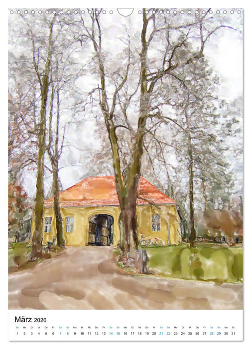 Rathenow - Illustrationen der Havel-Stadt (CALVENDO Wandkalender 2026)