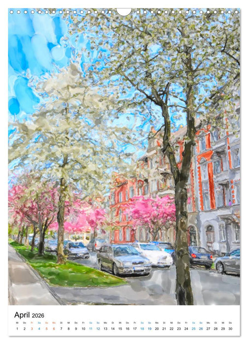 Rathenow - Illustrationen der Havel-Stadt (CALVENDO Wandkalender 2026)