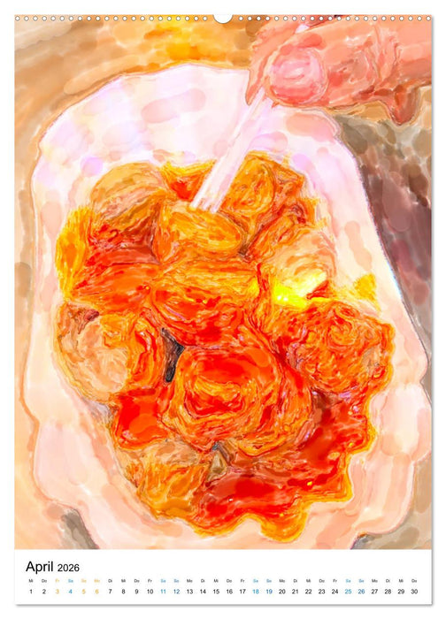 Berlin - Einmal Aquarelle mit Currywurst! (CALVENDO Premium Wandkalender 2026)