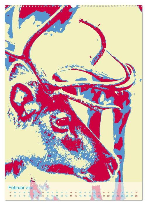 Phantastische Welt der Tiere (CALVENDO Wandkalender 2026)