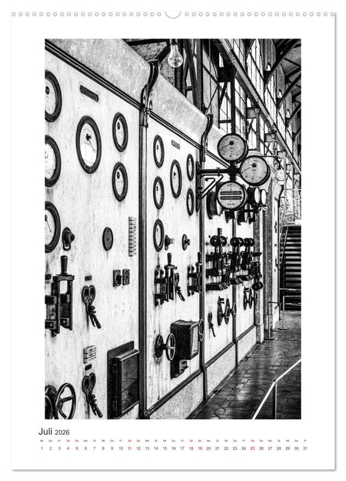 Stille Orte - Industriekultur (CALVENDO Premium Wandkalender 2026)