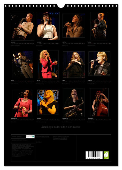 Jazzladys in der alten Schmiede (CALVENDO Wandkalender 2026)