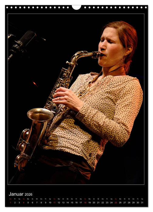 Jazzladys in der alten Schmiede (CALVENDO Wandkalender 2026)