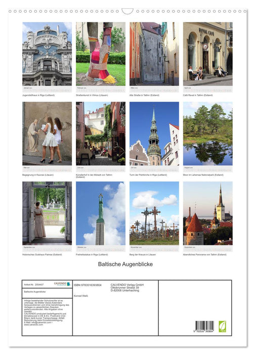 Baltische Augenblicke (CALVENDO Wandkalender 2026)