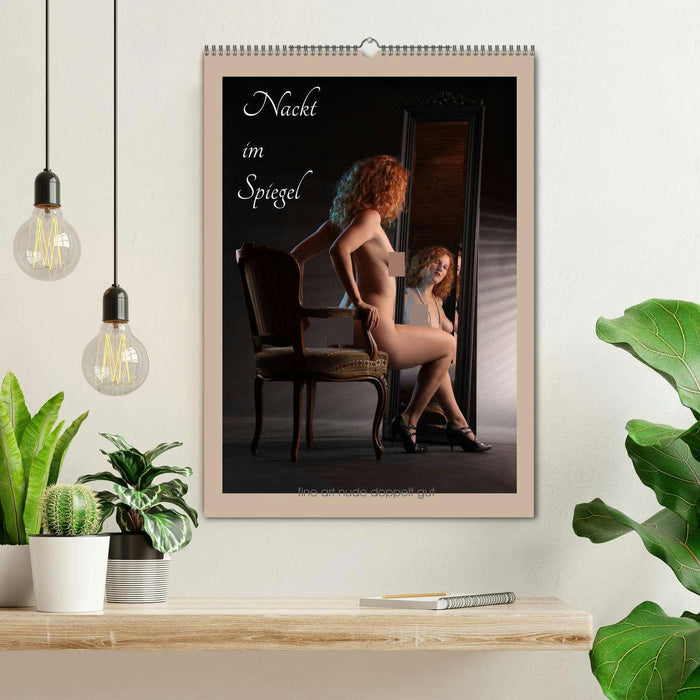 Nackt im Spiegel (CALVENDO Wandkalender 2026)
