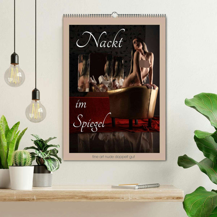 Nackt im Spiegel (CALVENDO Wandkalender 2026)