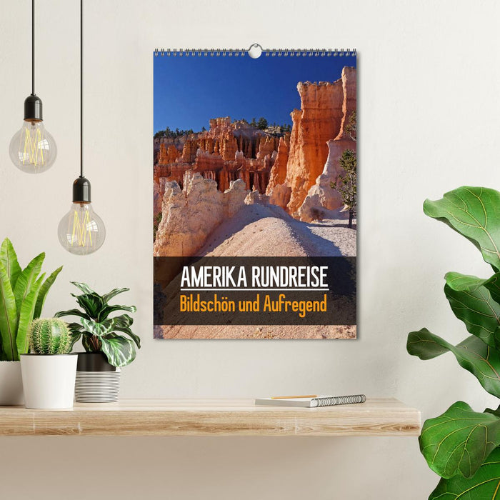 AMERIKA RUNDREISE Bildschön und Aufregend. (CALVENDO Wandkalender 2026)