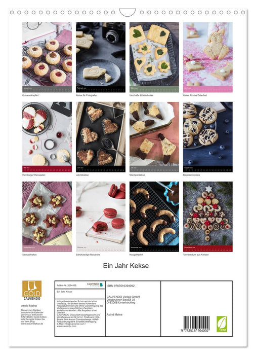 Ein Jahr Kekse (CALVENDO Wandkalender 2026)