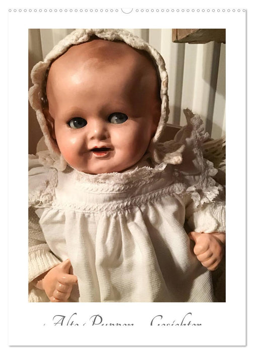 Alte Puppen - Gesichter (CALVENDO Wandkalender 2026)