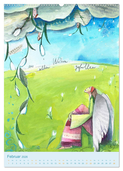 Im Elfenreich- Zauber und Magie der Elfen in schönen Aquarellen (CALVENDO Premium Wandkalender 2026)