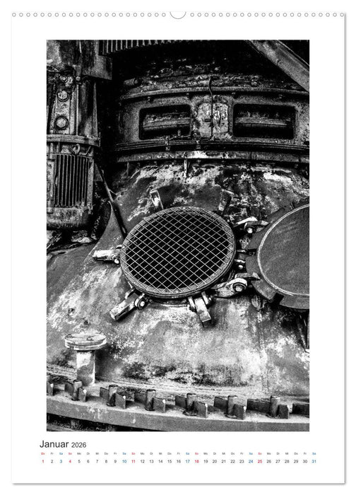 Stille Orte - Industriekultur (CALVENDO Wandkalender 2026)