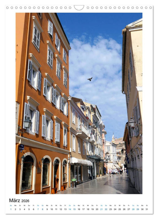 Korfu - Paradiesische Insel in der Adria (CALVENDO Wandkalender 2026)
