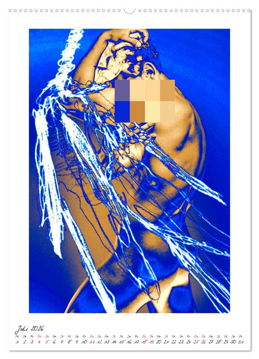 Aktfloral (CALVENDO Premium Wandkalender 2026)