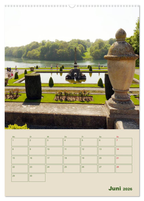 Schlösser und Gärten in England (CALVENDO Premium Wandkalender 2026)