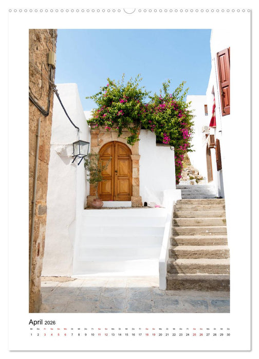 Rhodos, die Sonneninsel (CALVENDO Premium Wandkalender 2026)