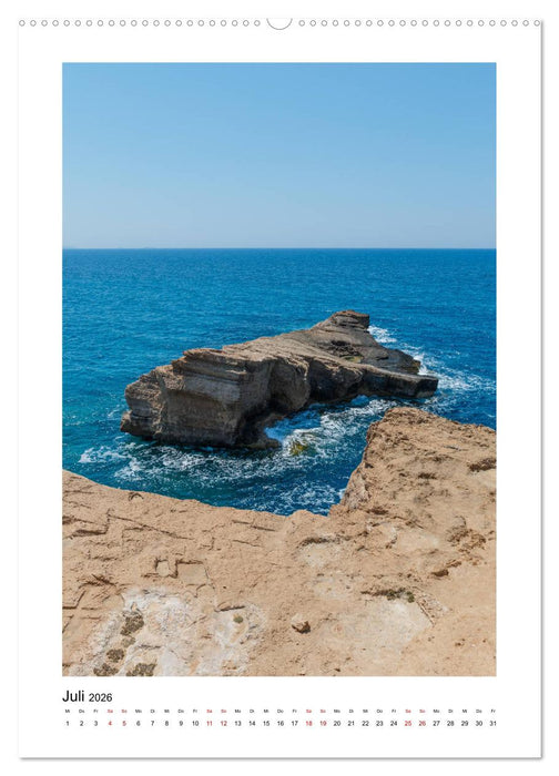 Rhodos, die Sonneninsel (CALVENDO Premium Wandkalender 2026)