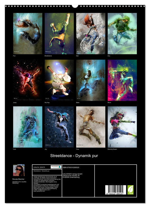 Streetdance - Dynamik pur (CALVENDO Premium Wandkalender 2026)