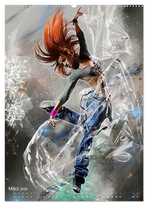 Streetdance - Dynamik pur (CALVENDO Premium Wandkalender 2026)