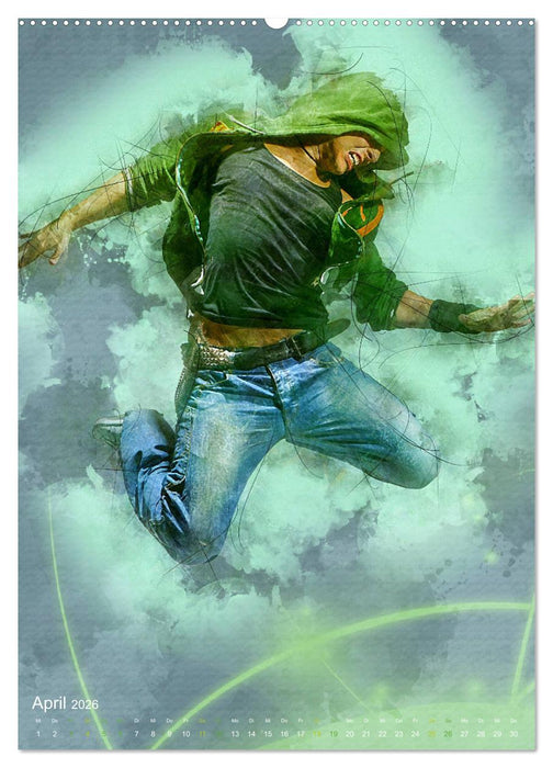 Streetdance - Dynamik pur (CALVENDO Premium Wandkalender 2026)