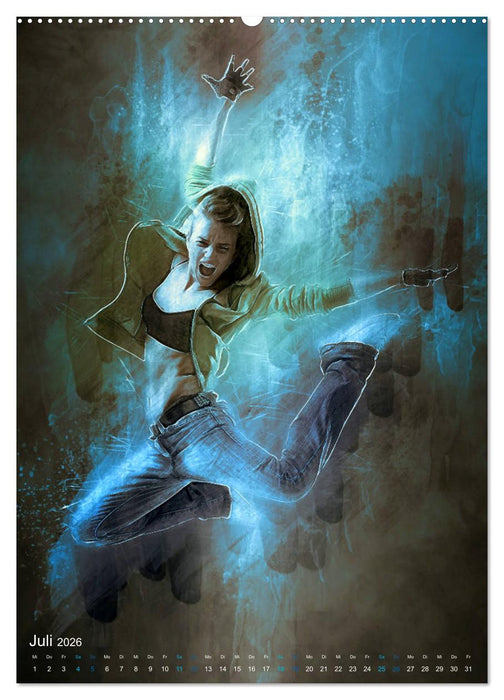 Streetdance - Dynamik pur (CALVENDO Premium Wandkalender 2026)