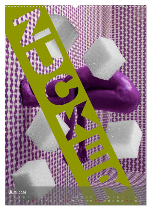 ZUCKER - kunstvoll in Szene gesetzt (CALVENDO Wandkalender 2026)