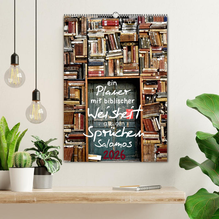 ein Planer mit biblischer Weisheit aus den Sprüchen Salomos (CALVENDO Wandkalender 2026)