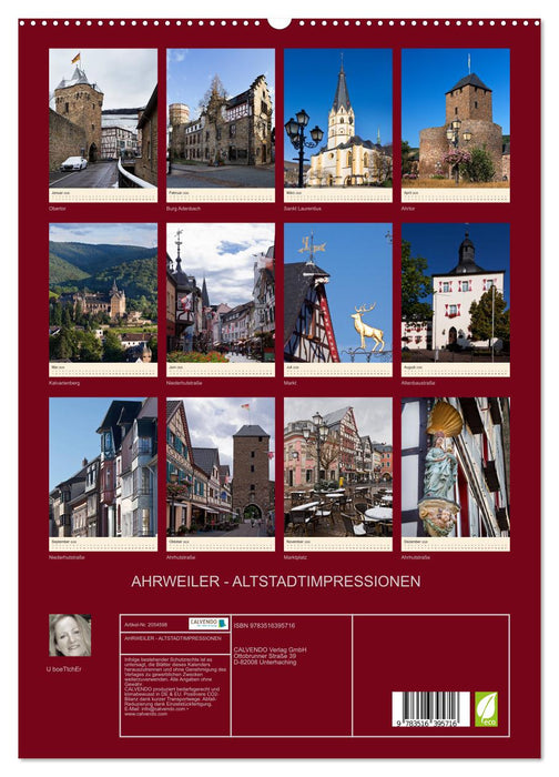 AHRWEILER - ALTSTADTIMPRESSIONEN (CALVENDO Premium Wandkalender 2026)
