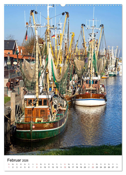 GREETSIEL Rund um den Hafen (CALVENDO Wandkalender 2026)