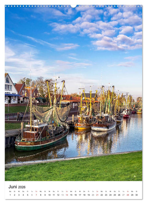 GREETSIEL Rund um den Hafen (CALVENDO Wandkalender 2026)
