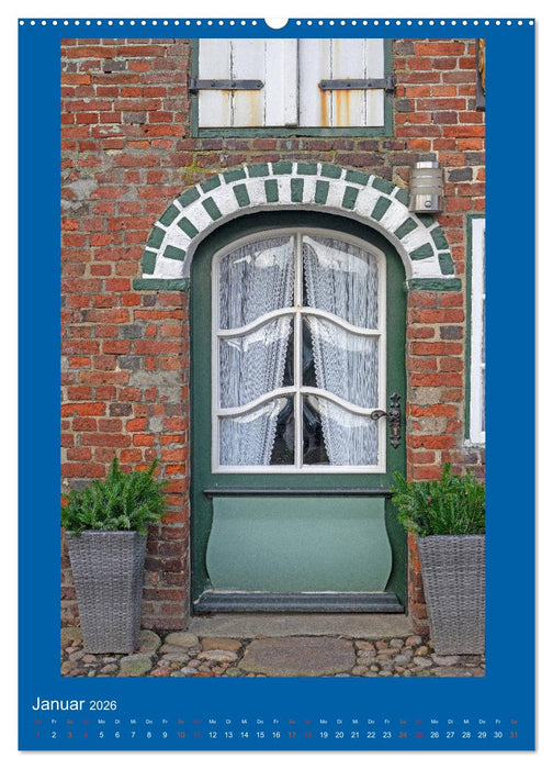 Türen auf Föhr (CALVENDO Wandkalender 2026)