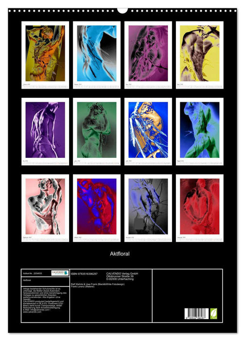 Aktfloral (CALVENDO Wandkalender 2026)