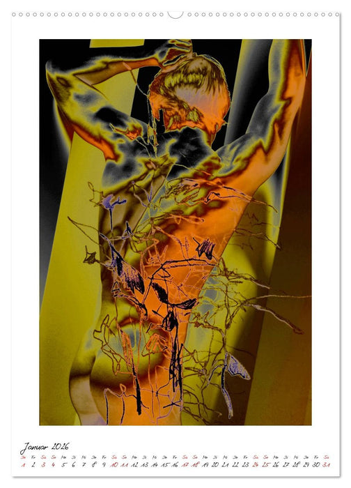 Aktfloral (CALVENDO Wandkalender 2026)