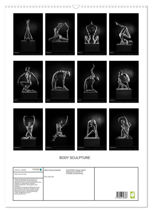 BODY SCULPTURE (CALVENDO Wandkalender 2026)