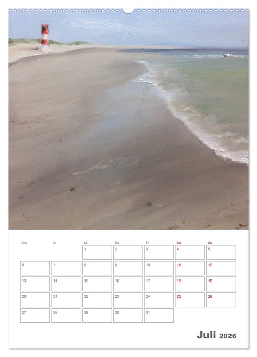 Malerisches Helgoland (CALVENDO Premium Wandkalender 2026)