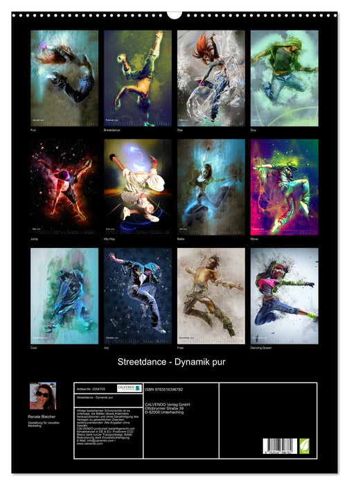 Streetdance - Dynamik pur (CALVENDO Wandkalender 2026)