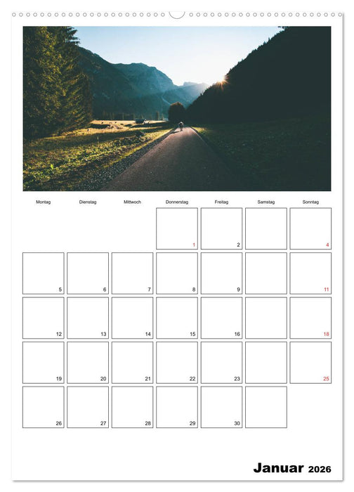 Bayerische Bergwelten (CALVENDO Premium Wandkalender 2026)