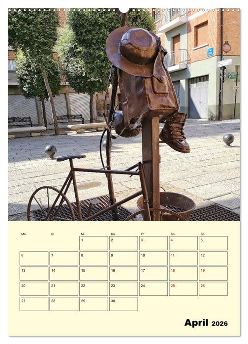 Buen Camino - Mein Jakobsweg - Camino Francés (CALVENDO Premium Wandkalender 2026)