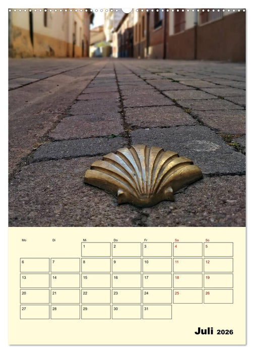 Buen Camino - Mein Jakobsweg - Camino Francés (CALVENDO Premium Wandkalender 2026)