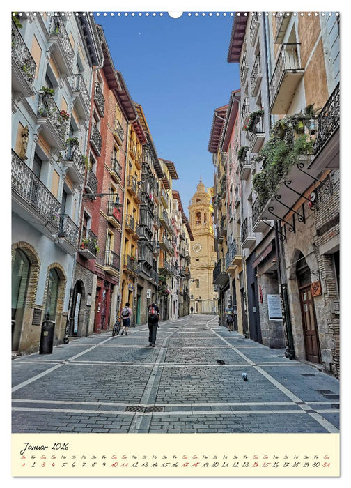 Buen Camino - Auf dem Jakobsweg - Camino Francés (CALVENDO Premium Wandkalender 2026)